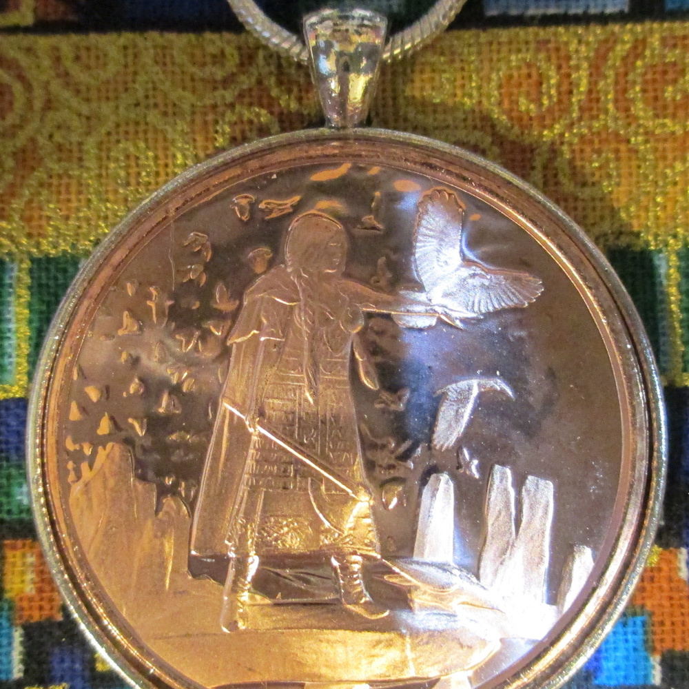 Celtic Lore Morrigan the Queen of Battles Necklace